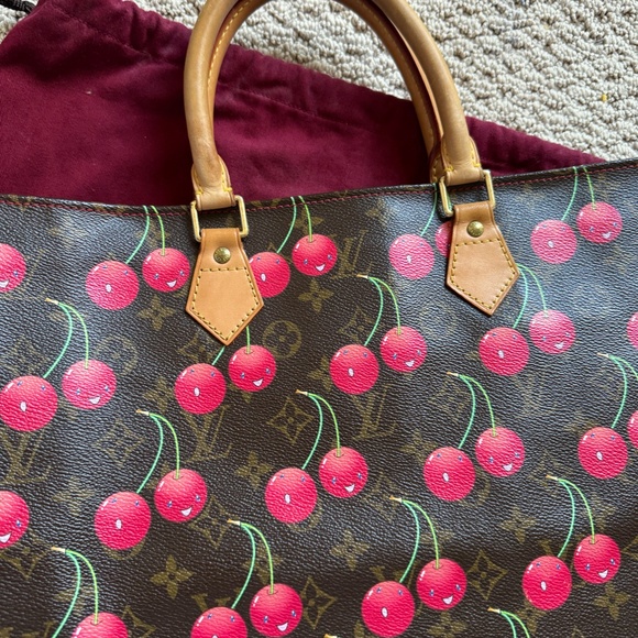 Louis Vuitton Murakami Cerises (Cherries) Sac Plat - Picture 3 of 7